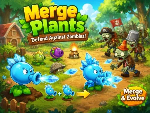 Merge Plants &ndash; Defense Zombies - 788bet